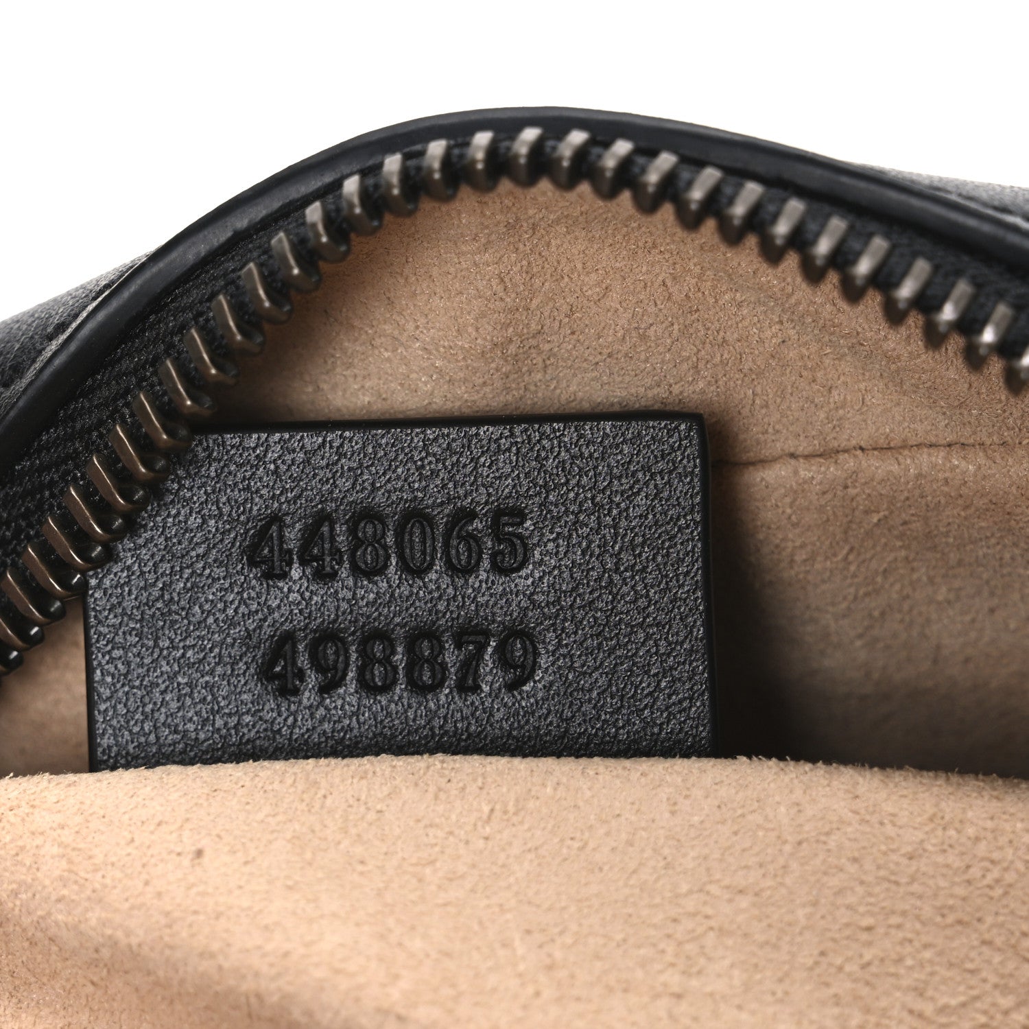 Gucci Calfskin Matelasse Mini GG Marmont Chain Shoulder Bag Black 7 of 11