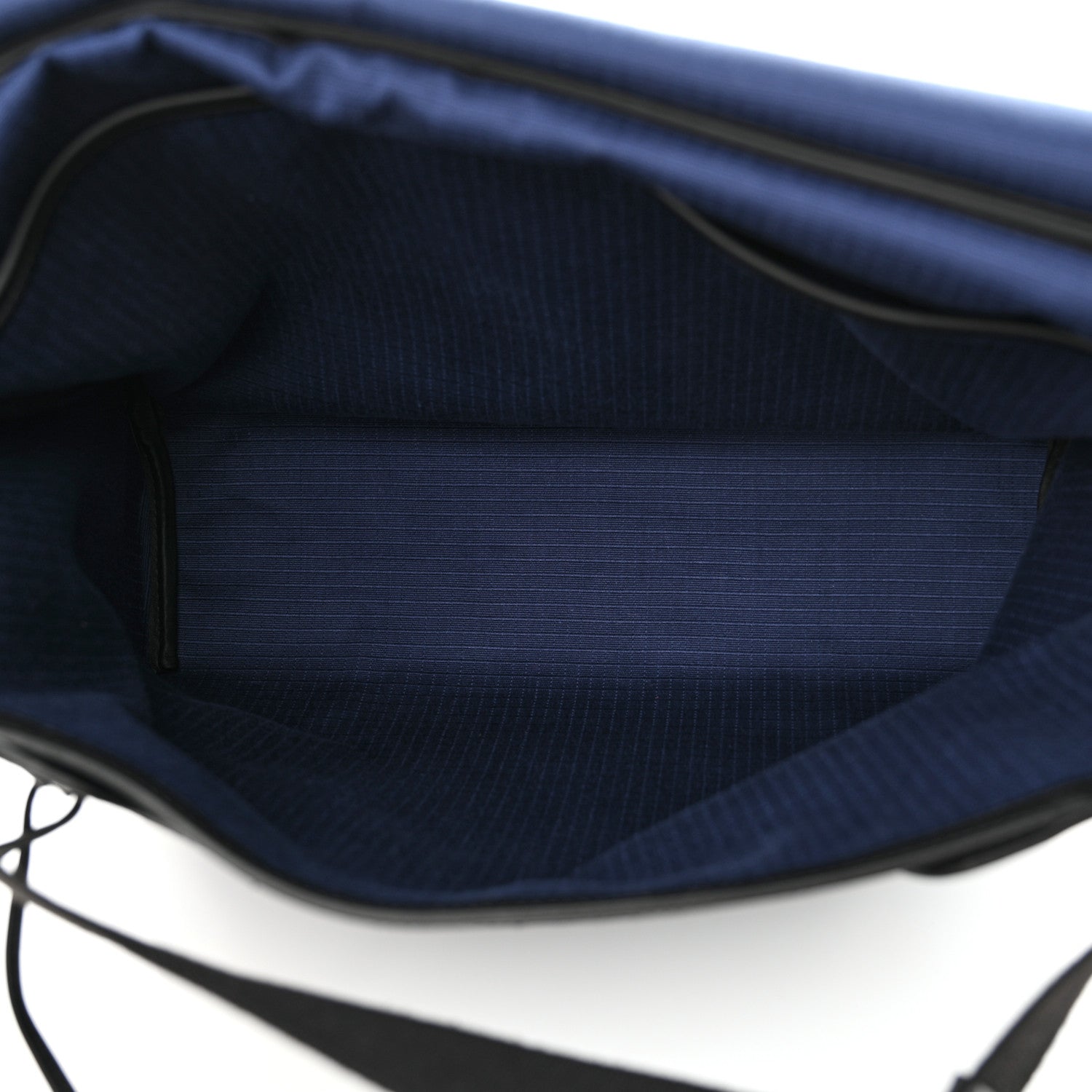 Hermes Bivoac Canvas Swift Allback Messenger Bag Bleu Saphir Black 5 of 10