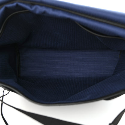 Hermes Bivoac Canvas Swift Allback Messenger Bag Bleu Saphir Black 5 of 10
