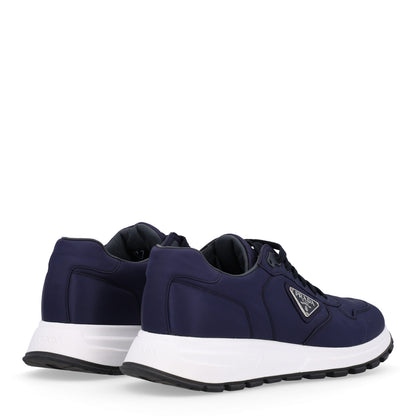 Prada Re-Nylon Spazzolato Metal Triangle Logo Mens Prax 01 Sneakers 9.5 Navy 5 of 10