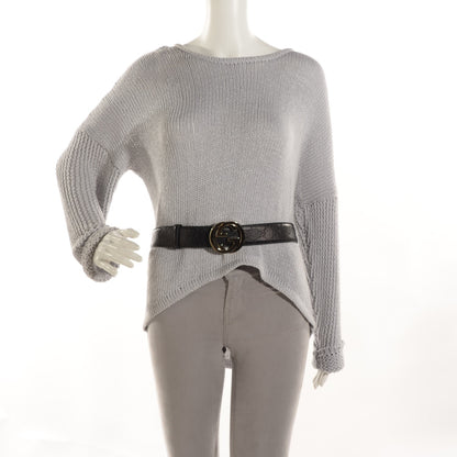 Gucci Guccissima Interlocking G Belt Black 85 34 2 of 6