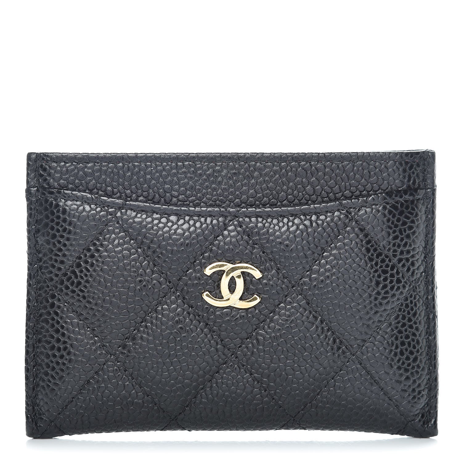 Chanel Caviar Quilted Card Holder Black 1 of 9