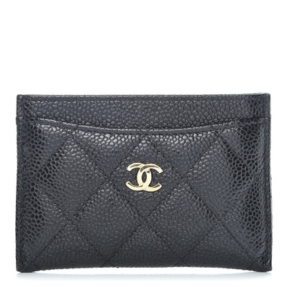 Chanel Caviar Quilted Card Holder Black 1 of 9