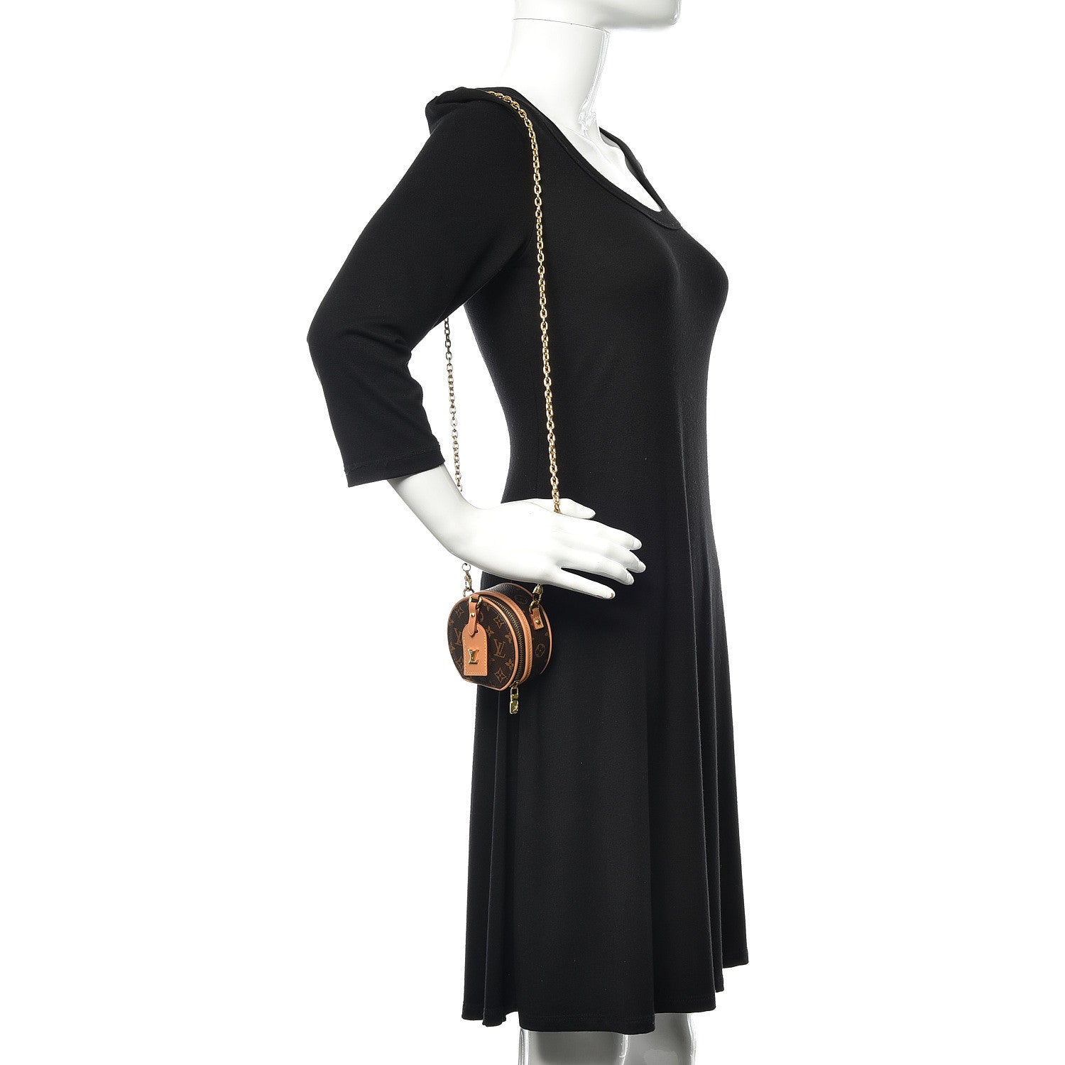Louis Vuitton Monogram Boite Chapeau Necklace 2 of 10