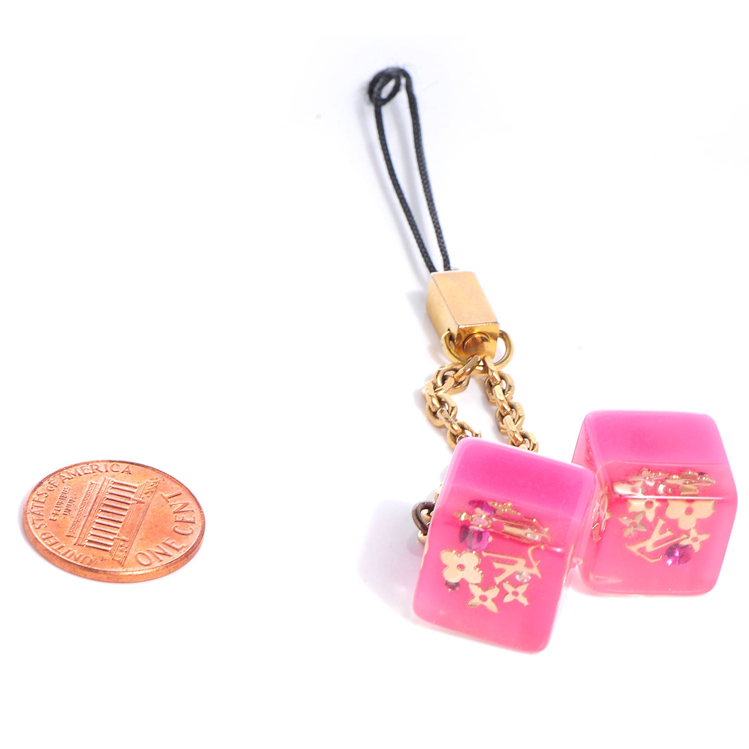 Louis Vuitton Inclusion Cell Phone Charm Rose Pop 2 of 5