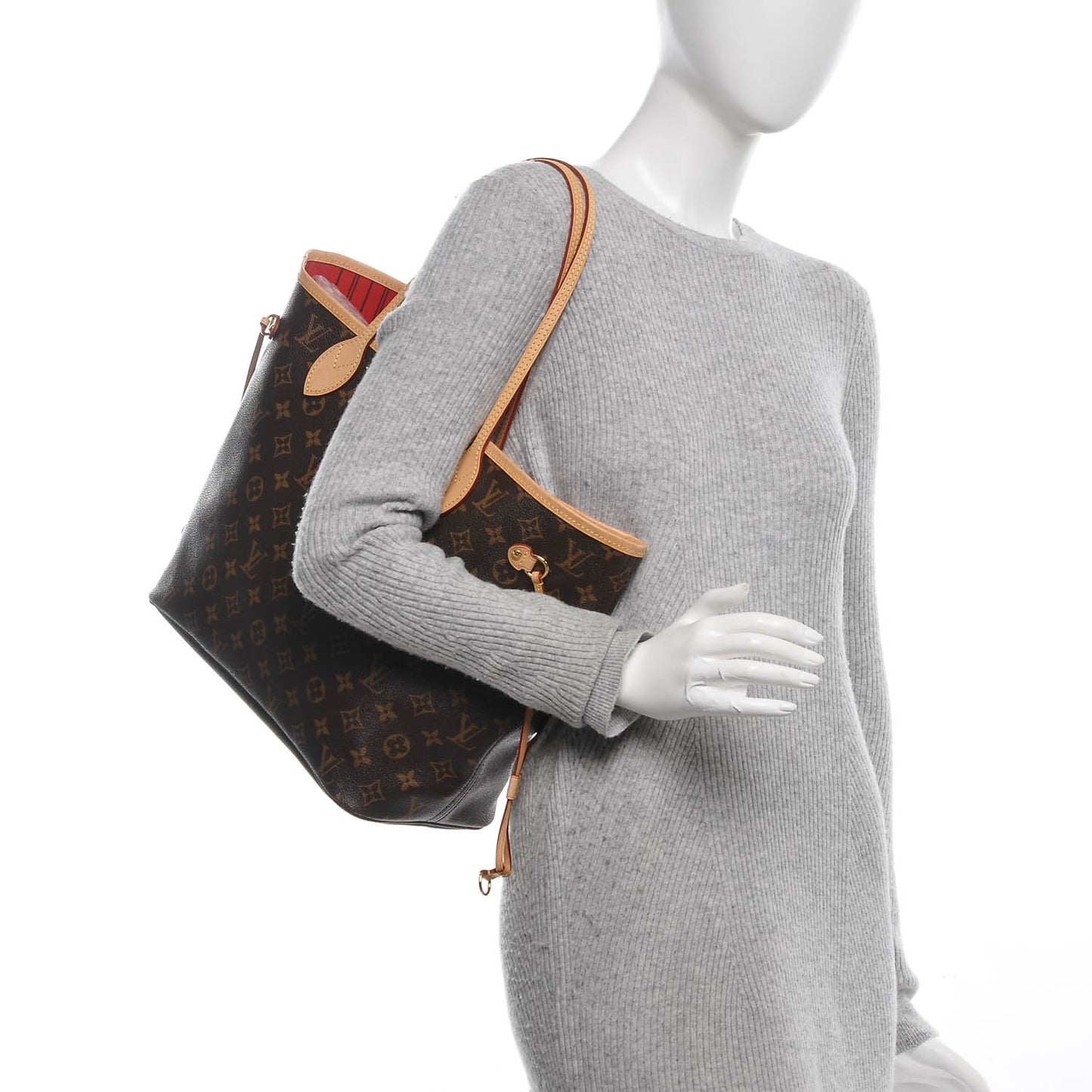 Monogram Neo Neverfull MM Cherry