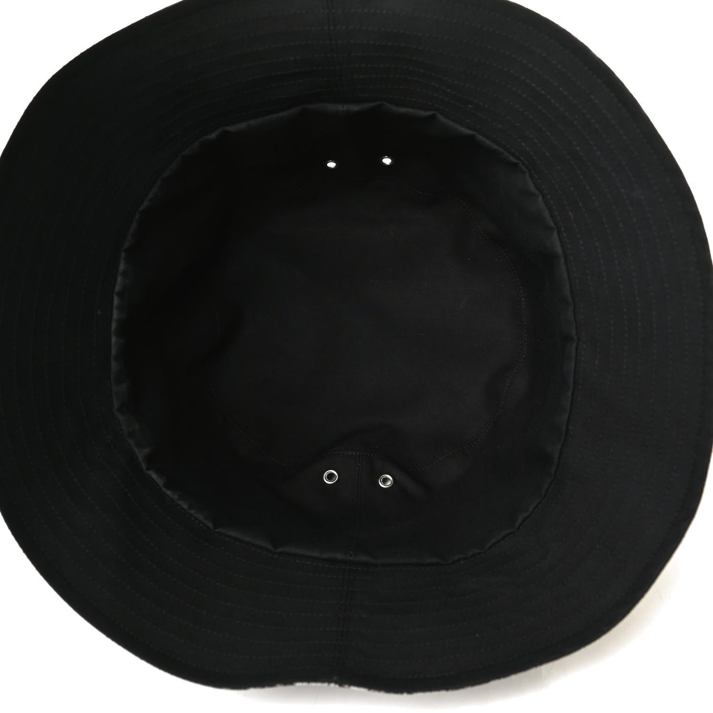 Polyester Cotton Oblique Teddy-D Brim Bucket Hat 57 Black