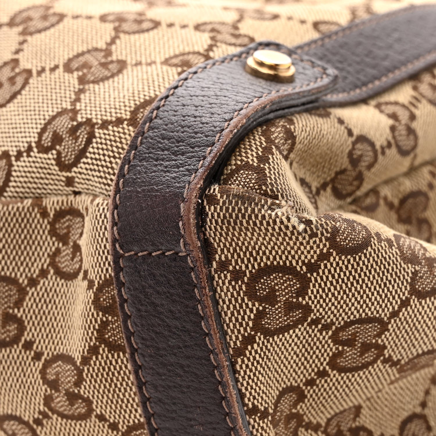 Gucci Monogram Medium Abbey Shoulder Bag Dark Brown 10 of 22
