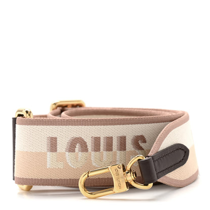 Louis Vuitton Jacquard Speedy Bandouliere 20 Shoulder Strap Beige Brown 1 of 4