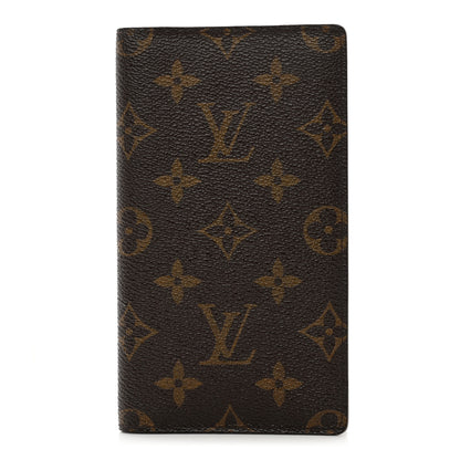 Louis Vuitton Monogram Checkbook Holder Case Wallet 1 of 8