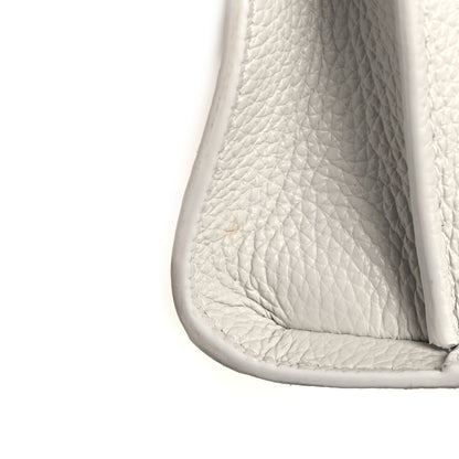 Balenciaga Grained Calfskin Neo Classic Silver Hardware Nano City Crossbody White 11 of 11