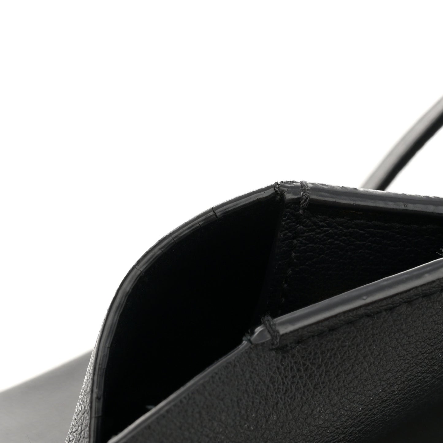 Calfskin Large Shopping Tote Black