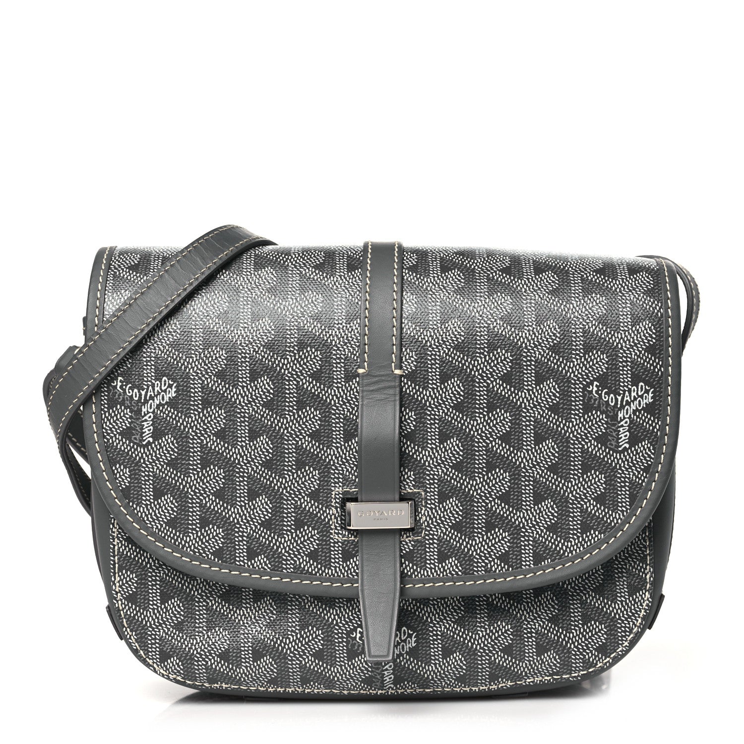 Goyard Goyardine Belvedere II PM Messenger Bag Gray 1 of 9