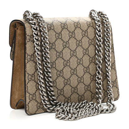 Gucci GG Supreme Monogram Mini Dionysus Shoulder Bag Taupe 3 of 12