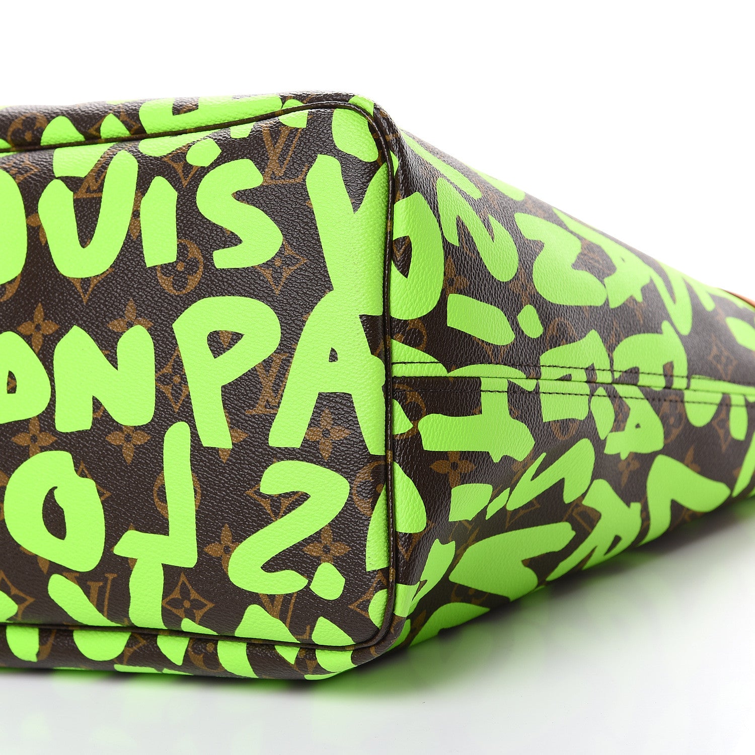 Louis Vuitton Monogram Graffiti Neverfull GM Green 9 of 10
