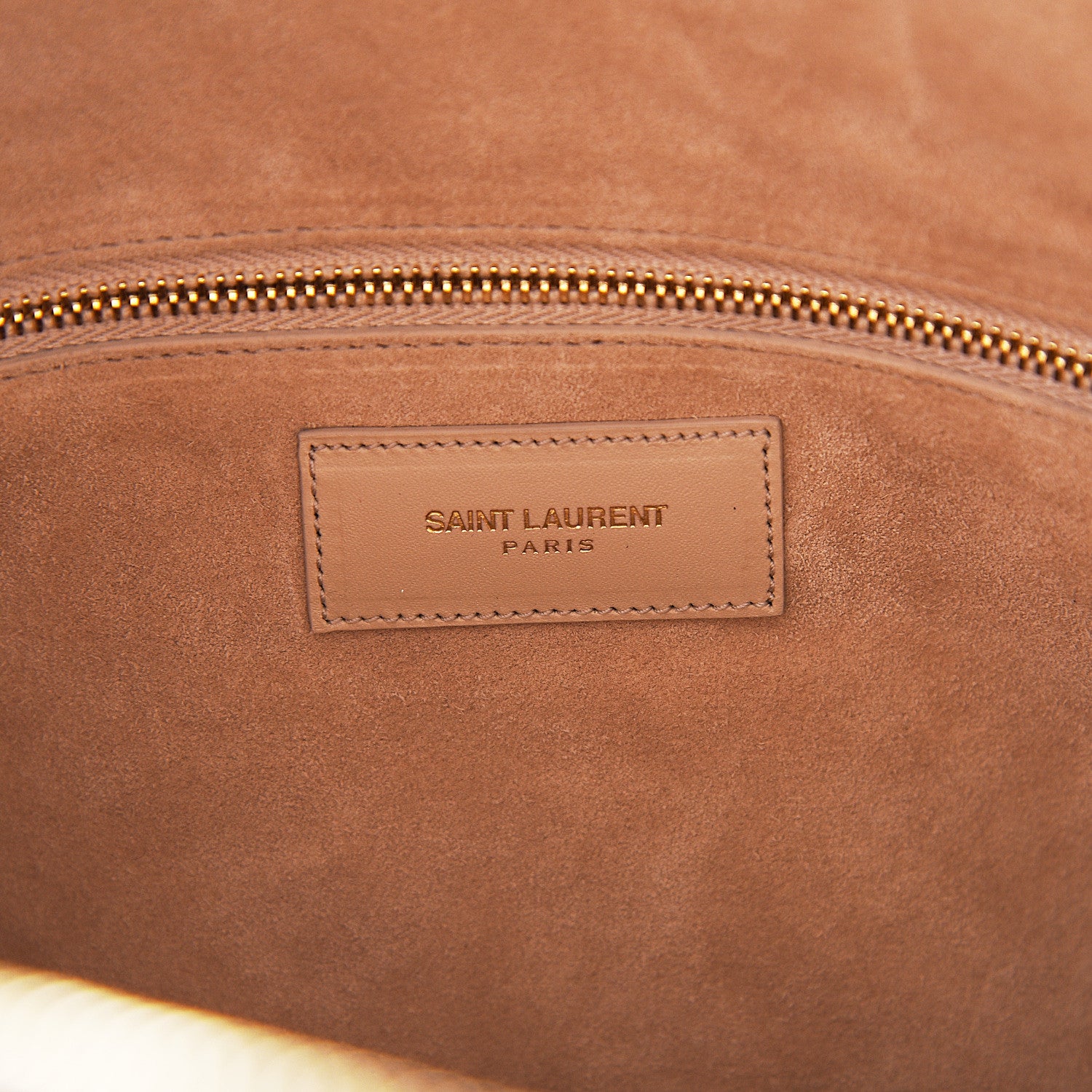 Saint Laurent Calfskin Classic Duffle 12 Nude Powder 5 of 9