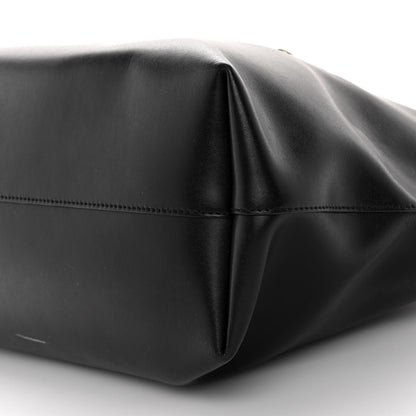 Fendi Vitello Liberty Lucido Metal Monster Eyes Medium Roll Tote Black 9 of 11