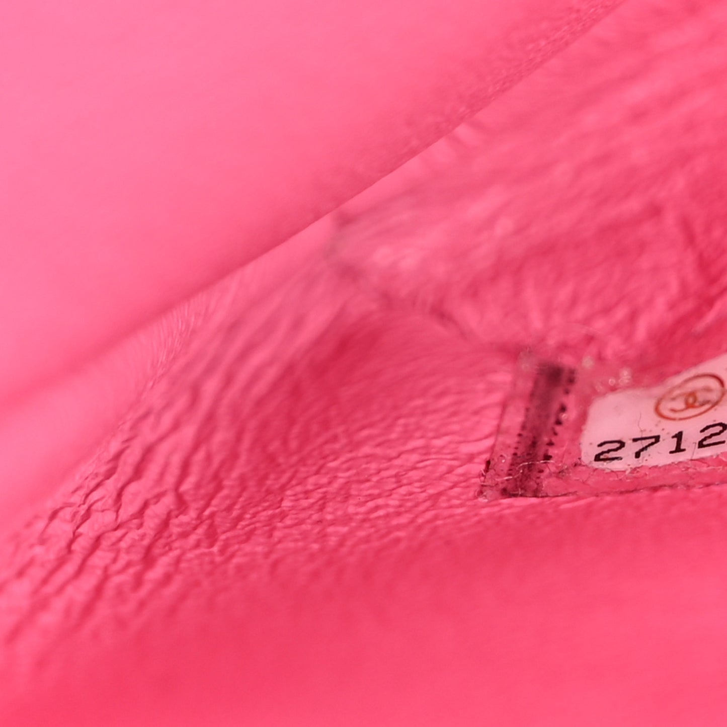 Caviar Quilted Flap Clutch Pink