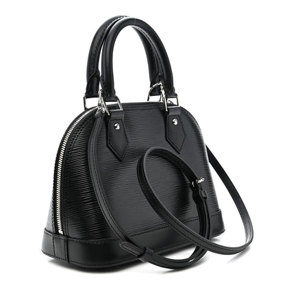 Louis Vuitton Epi Alma BB Black 3 of 10