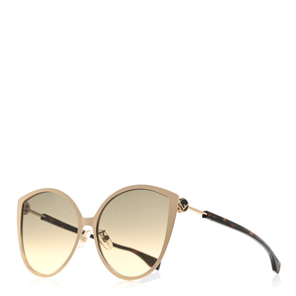 Fendi Cat Eye F is Fendi Sunglasses FF 0395/F/S Gold 1 of 7