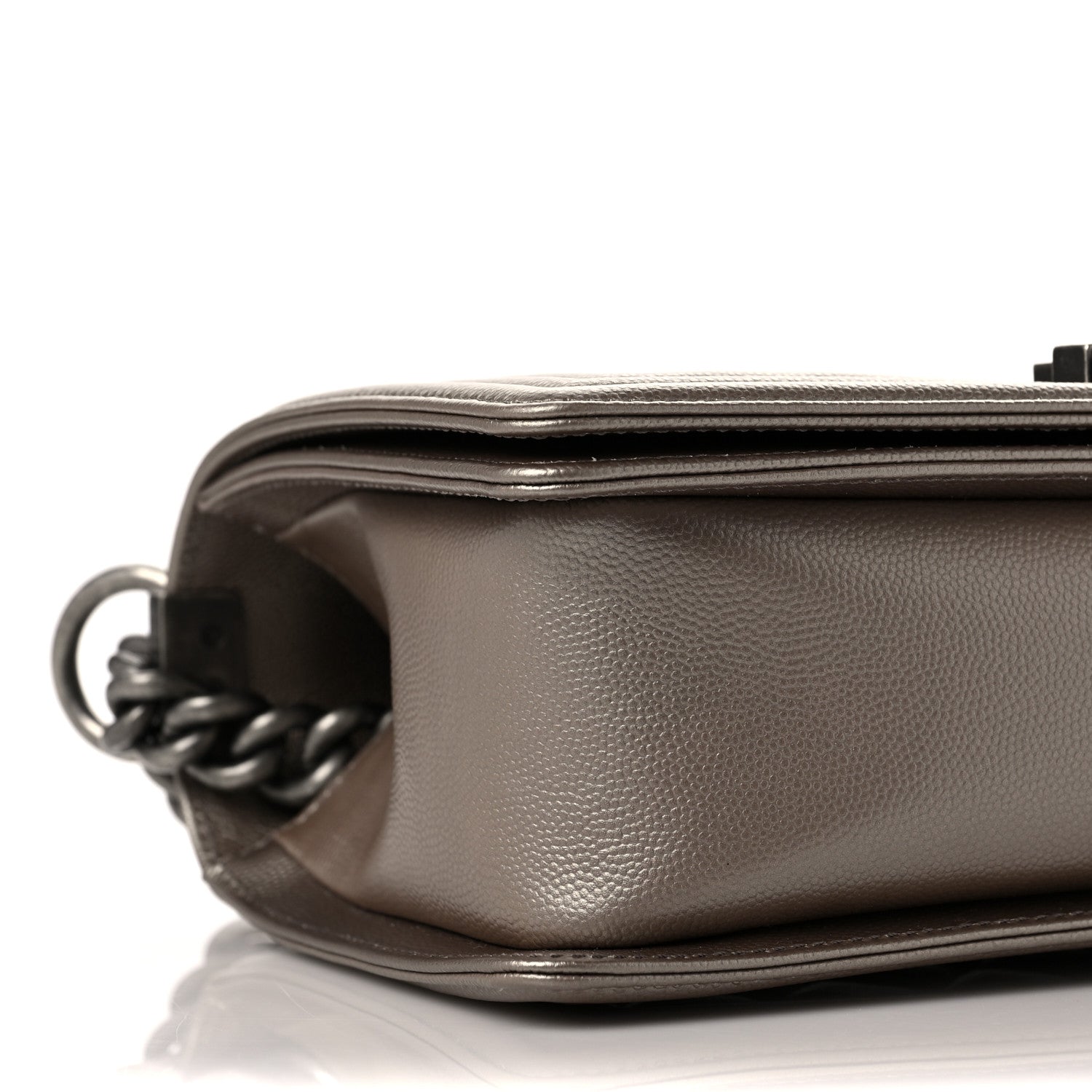 Chanel Metallic Caviar Quilted Medium Boy Flap Copper 7 of 8