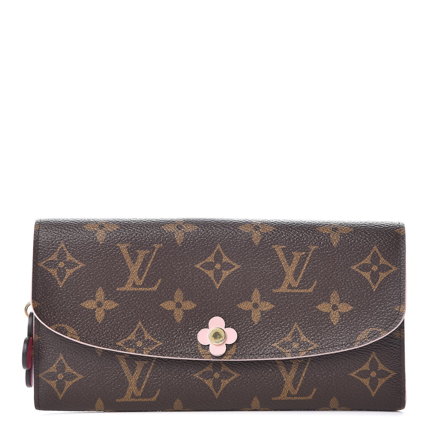 Louis Vuitton Monogram Bloom Flower Emilie Wallet 1 of 7