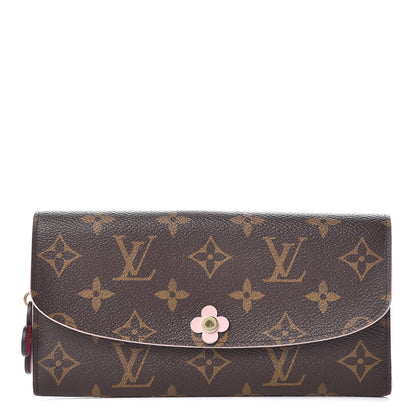 Louis Vuitton Monogram Bloom Flower Emilie Wallet 1 of 7