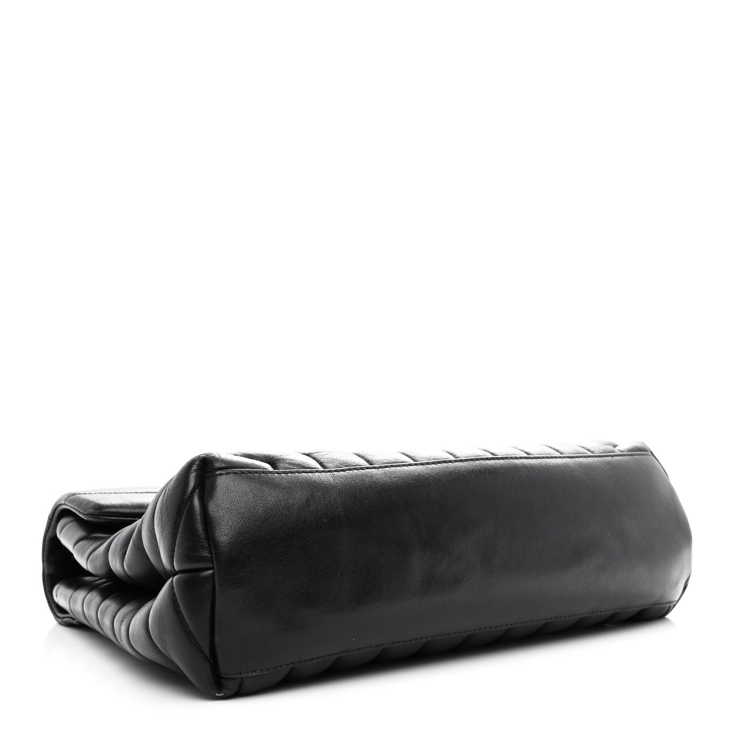 Saint Laurent Calfskin Y Quilted Monogram Medium Loulou Chain Satchel Black 4 of 11