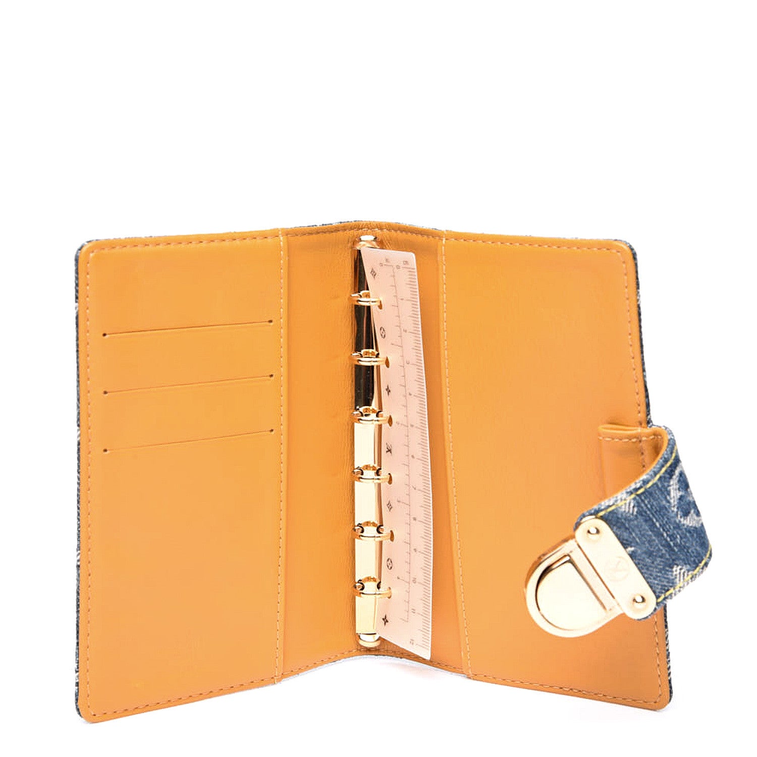 Louis Vuitton Monogram Denim Agenda PM Blue 4 of 7