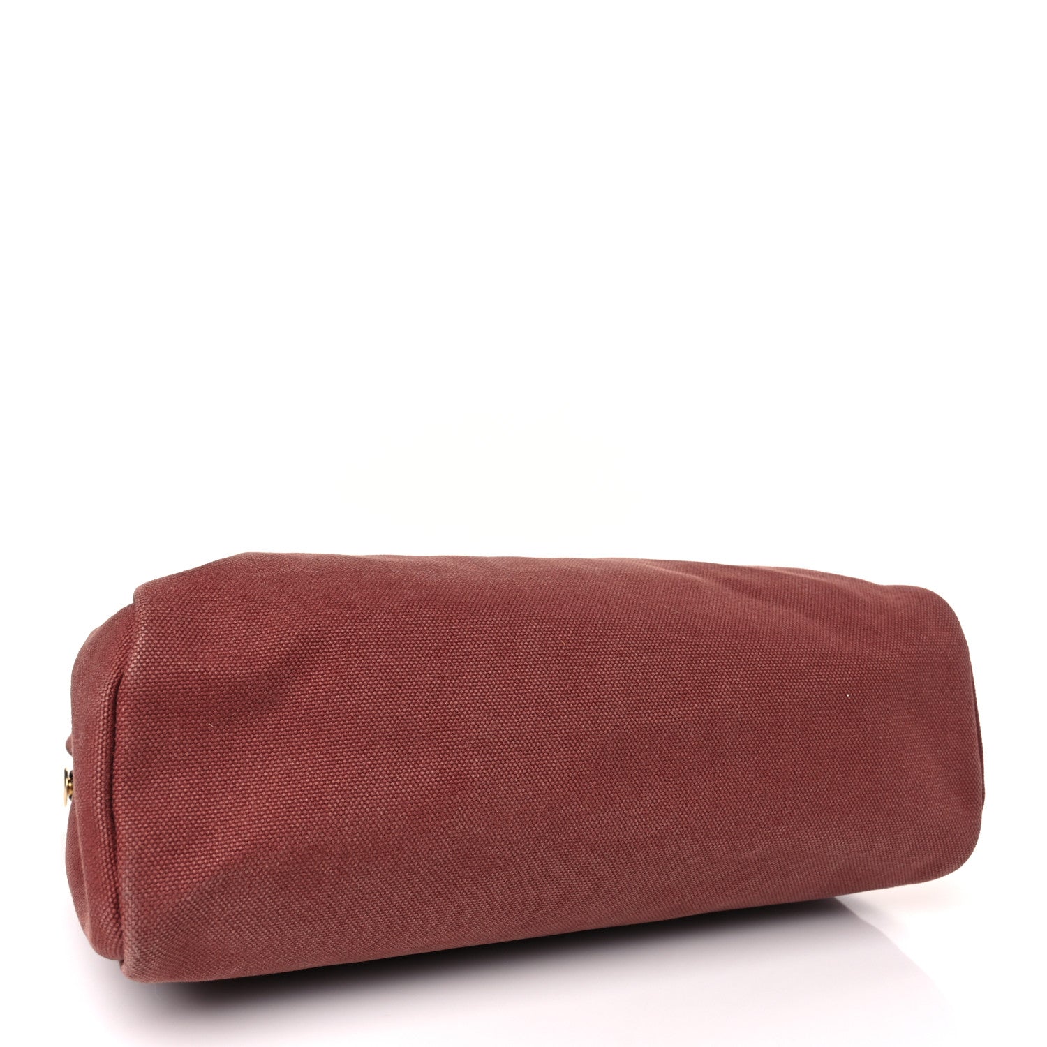 Hermes Toile Calfskin Herbag 39 GM Rouge H 5 of 15