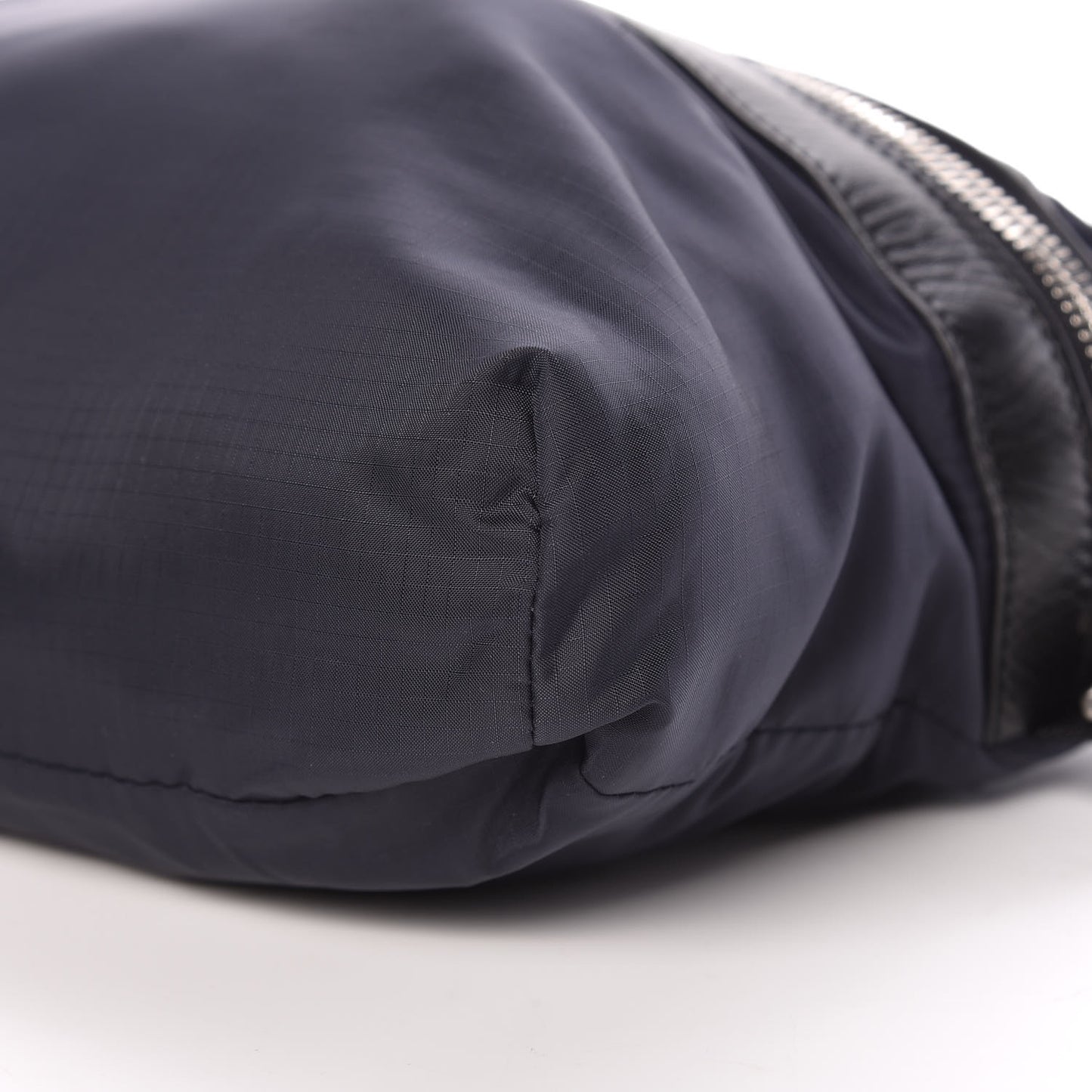 Nylon City Fold Up Backpack Belt Bag Navy