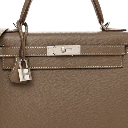 Hermes Epsom Kelly Sellier 28 Etoupe 8 of 13