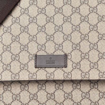 Gucci GG Plus Monogram Messenger Diaper Bag Dark Brown 13 of 13