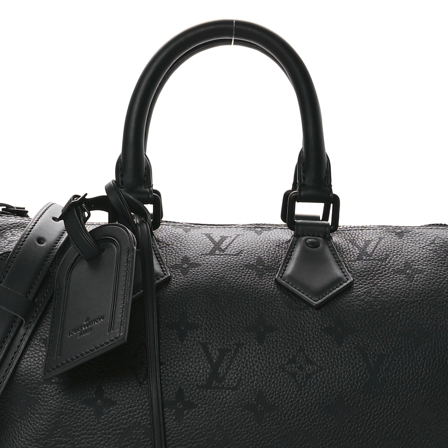 Louis Vuitton Calfskin Monogram Speedy P9 Bandouliere 30 Ultra Black 10 of 15