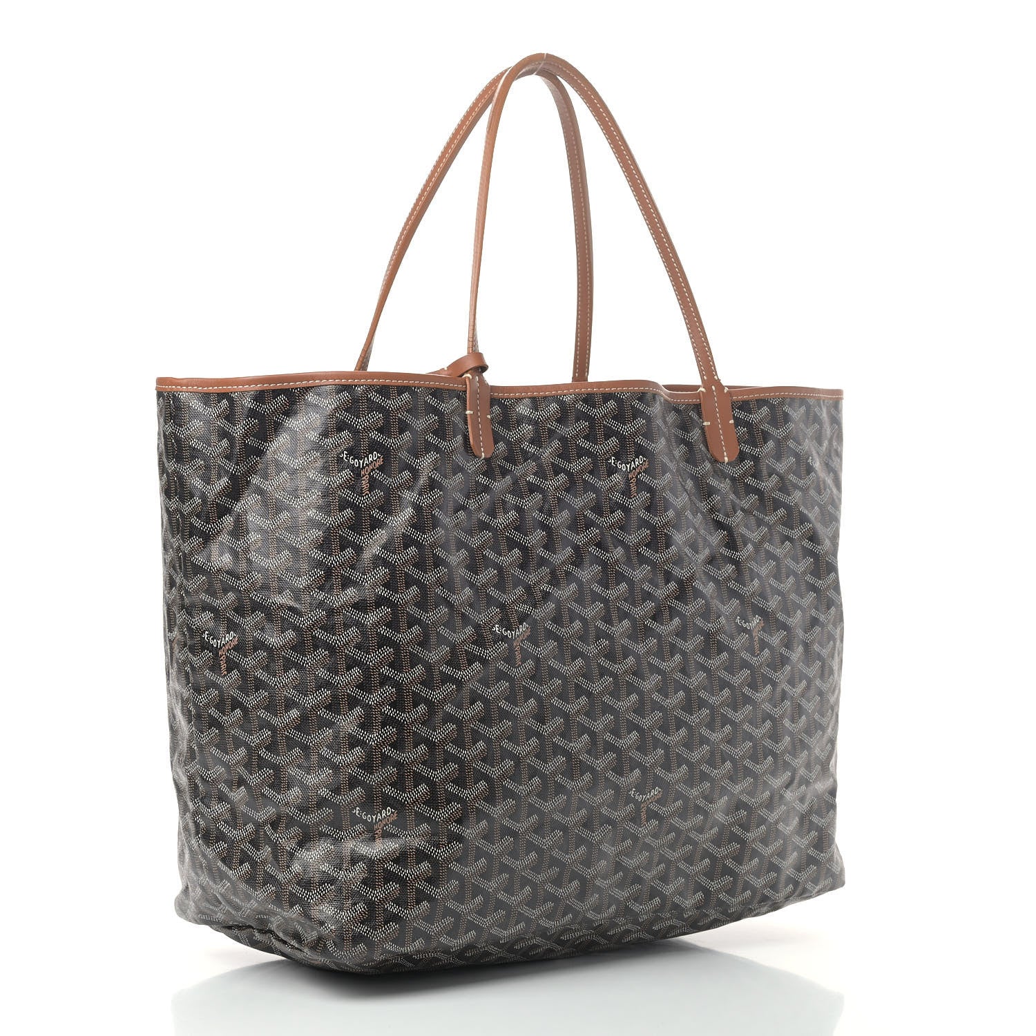 Goyard Goyardine Saint Louis GM Black Gold 3 of 12