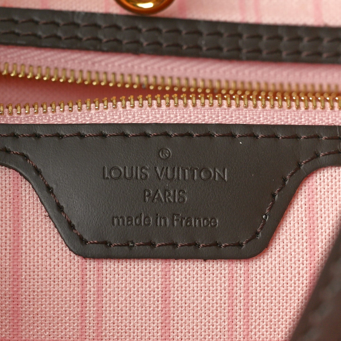 Damier Ebene Neo Neverfull MM Rose Ballerine