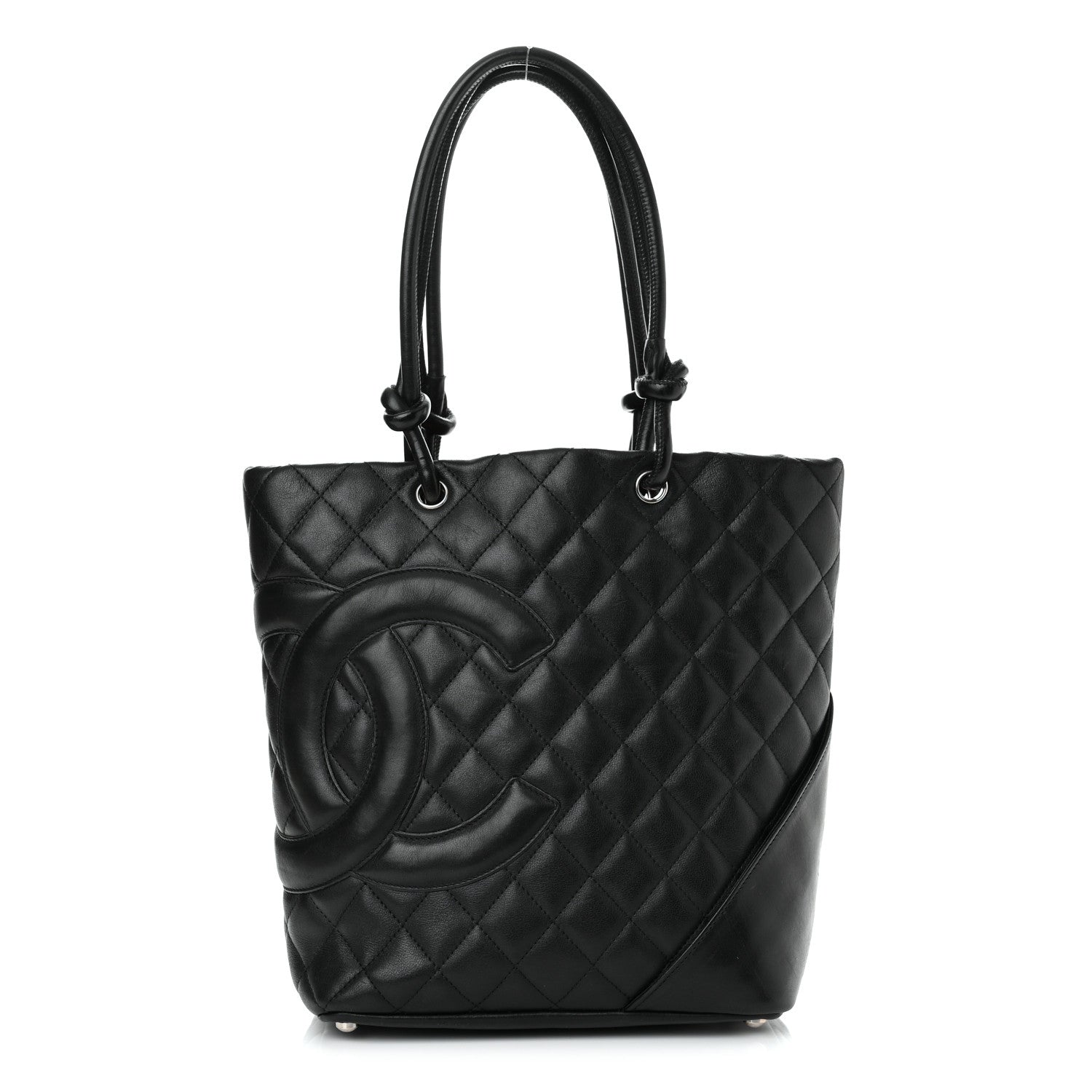 Chanel Calfskin Quilted Medium Cambon Tote Black 1 of 9