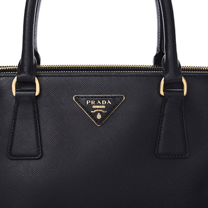 Prada Saffiano Medium Galleria Double Zip Tote Black 13 of 18