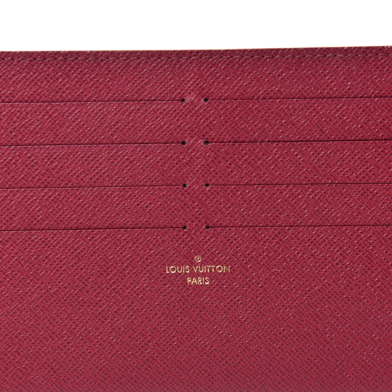 Louis Vuitton Calfskin Felicie Card Holder Insert Fuchsia 5 of 5