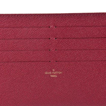 Louis Vuitton Calfskin Felicie Card Holder Insert Fuchsia 5 of 5