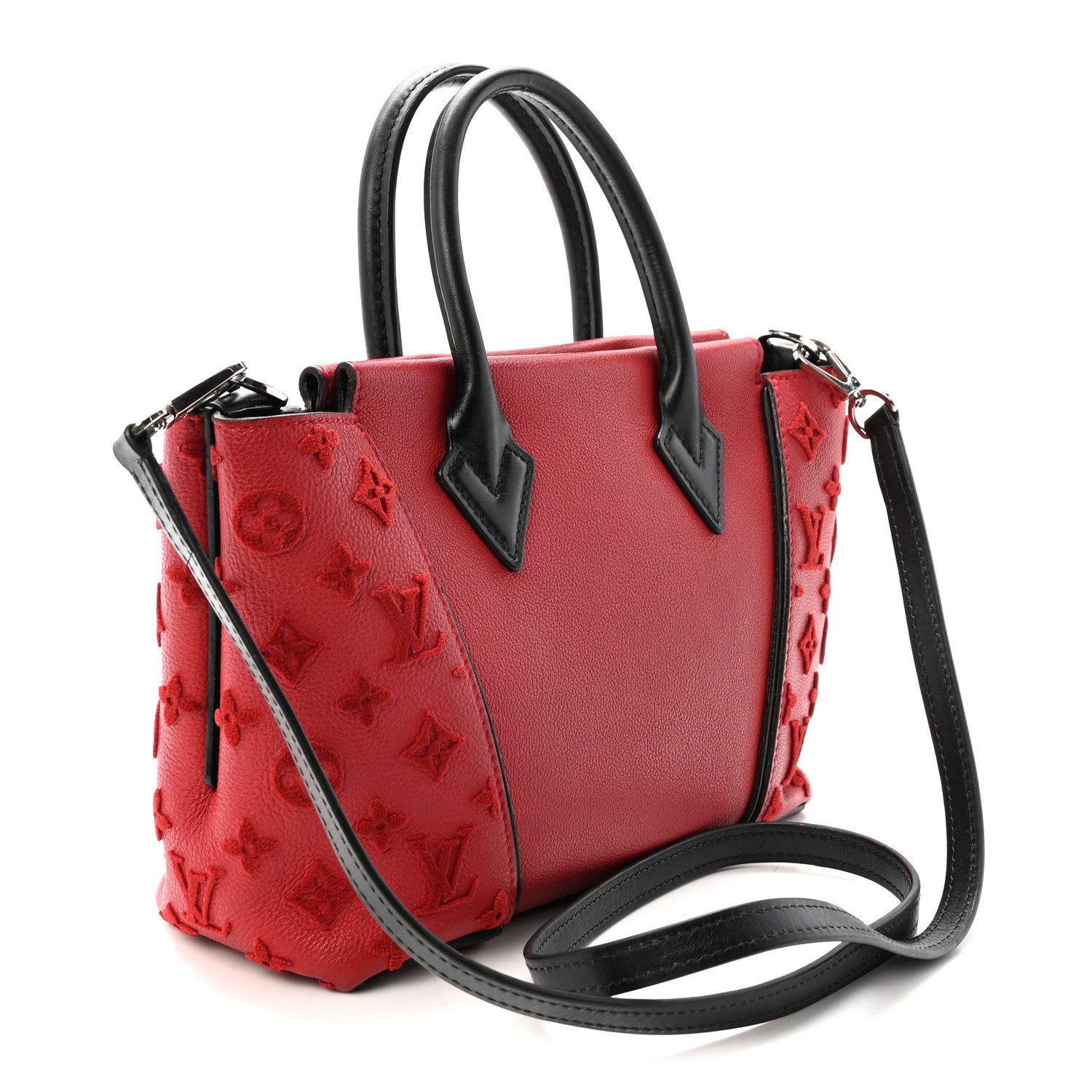 Louis Vuitton Veau Cachemire Tote W BB Cerise 3 of 9