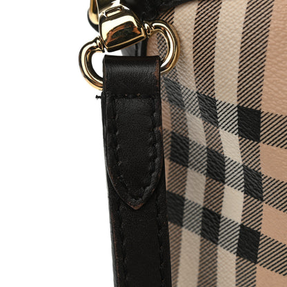 Burberry Haymarket Check Medium Tote Black 18 of 18
