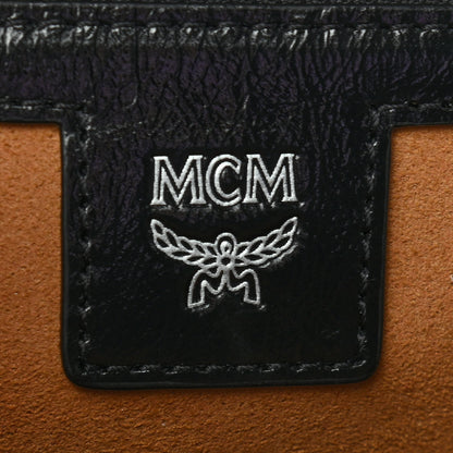 MCM Calfskin Quilted Large Mena Shoulder Bag Black 6 of 9