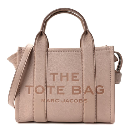 Marc Jacobs Grained Calfskin Small The Tote Bag Rose Dust 1 of 10
