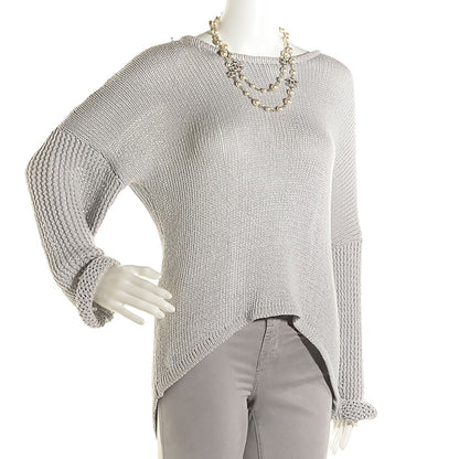 Chanel Crystal Pearl CC Long Necklace Silver 2 of 5