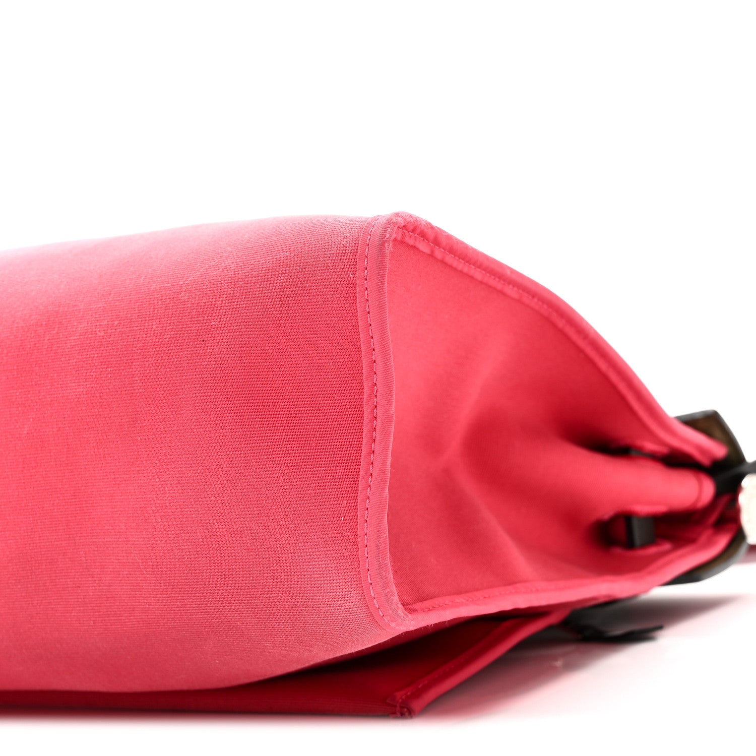 Hermes Vache Hunter Toile Herbag Zip 31 PM Rose Extreme Kaki 11 of 11