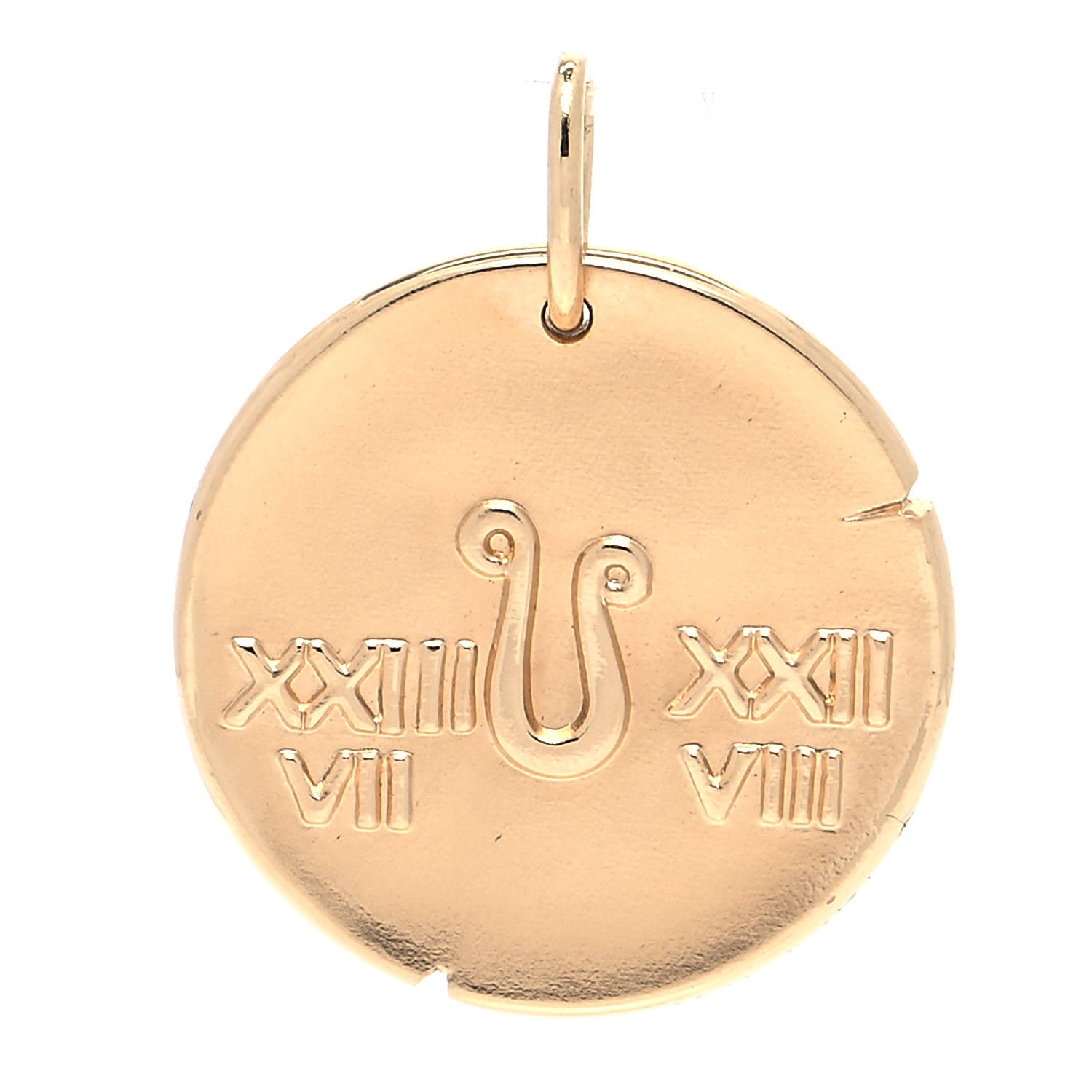 Van Cleef & Arpels 18K Yellow Gold Zodiac Leo Pendant 3 of 5