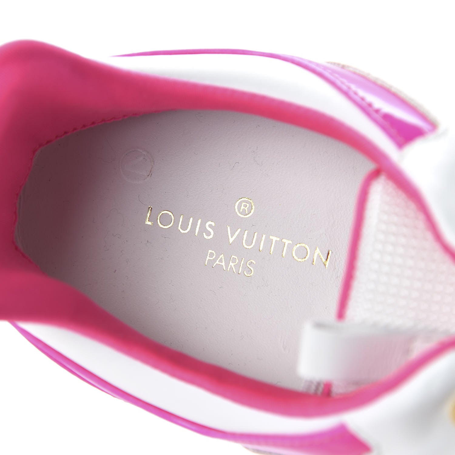 Louis Vuitton Calfskin Run Away Sneakers 38.5 Rose 7 of 8