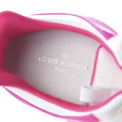 Louis Vuitton Calfskin Run Away Sneakers 38.5 Rose 7 of 8