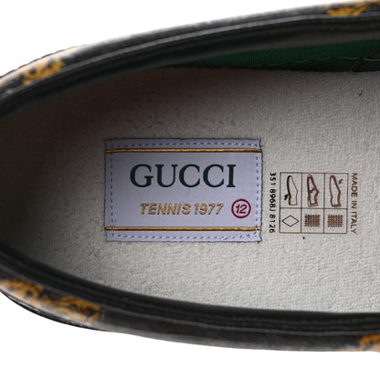 Gucci GG Supreme Monogram Tiger Face Mens 1977 Slip-On Sneakers 12 Black Multicolor 7 of 8